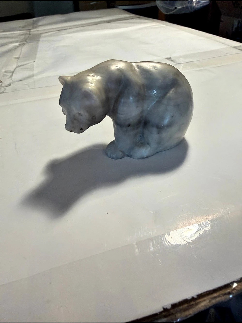 Polar Bear Sculpture White